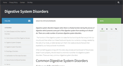 Desktop Screenshot of digestivesystemdisorders.com
