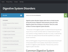Tablet Screenshot of digestivesystemdisorders.com